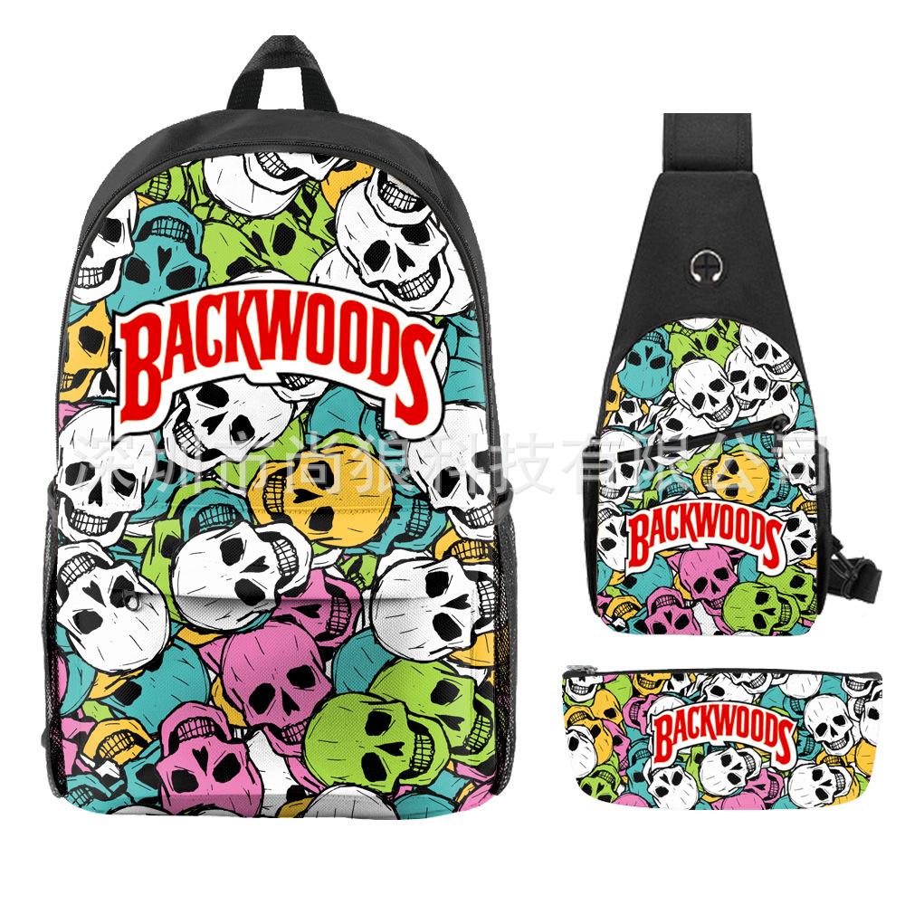 Student School Bag Backwoods Backpack Shoulder Bag School Bag Large Capacity Water-Proof Backpack