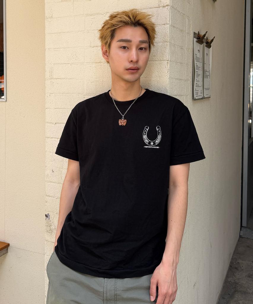THEVINYLHOUSE Lucky House Tee Black