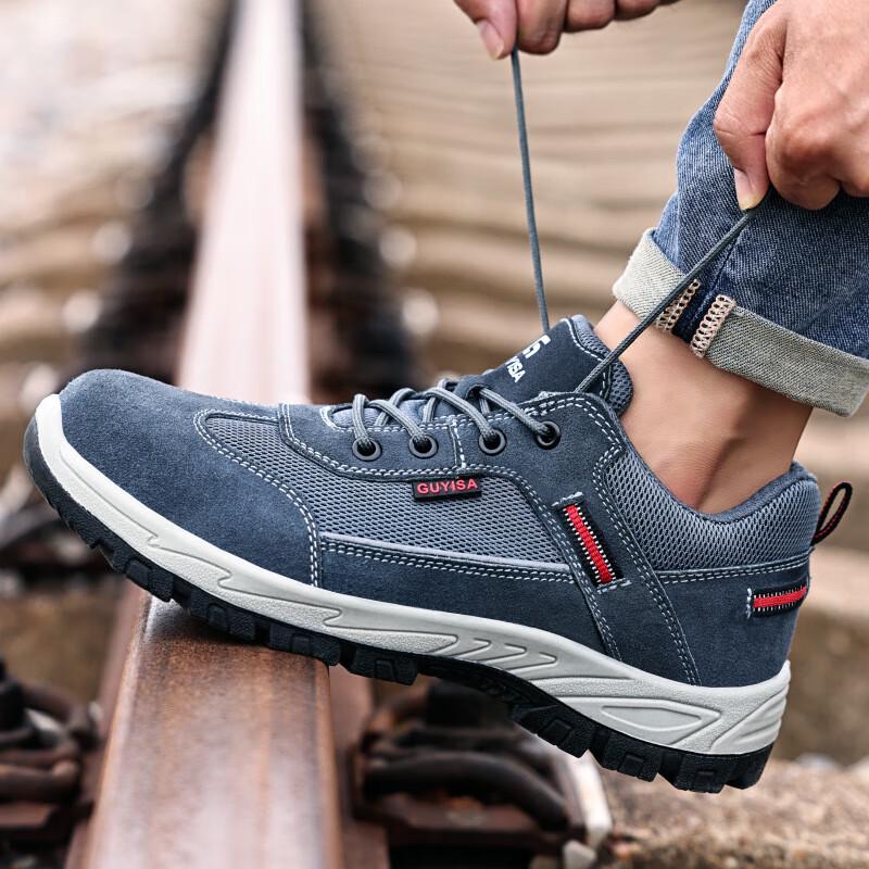 Miflame Men s Steel Toe Anti-Puncture Safety Shoes EU 42