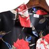 Men's Hawaiian Style Short Sleeve Shirt Button Down Floral Print Casual Summer Beach Shirt Lightweight Breathable Fabric