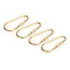Screw Lock Keychain Hook DIY 4 PCS Brass Screw Lock Clip for Hanging Keys Bottles Connecting Tents