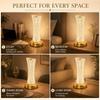 Touch Control Crystal Table Lamp Three Color Lighting LED Table Lamp LED Night Light  Birthday Gift