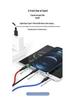 PISEN 3-in-1 Fast Charging Cable - Compatible with Apple, Huawei, Android, Type-C Devices