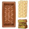 1PC Candy Bakery Accessories Thick Break-Apart Design Rectangle Molds for Pistachio Dubai Style Silicone Chocolate Bar Mold