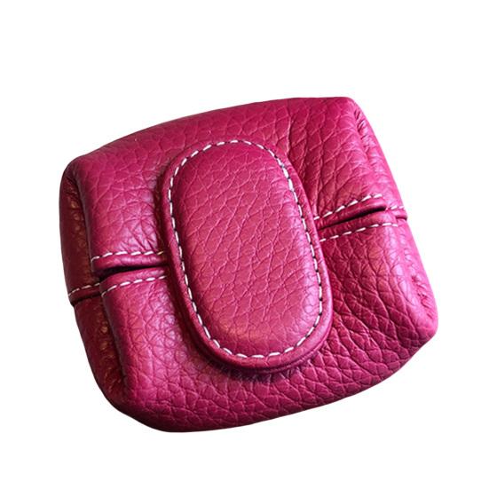 Mini Münzgeldbörse Druckknopfverschluss Kleine Geldbörse Kleingeldfach Damen Geldbörse für Schlüssel Lippenstift Kopfhörer Handtaschen-Organizer