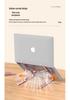 Adjustable Aluminum Laptop Stand: Heat Dissipation, Strong Load Bearing, Lightweight, and Portable