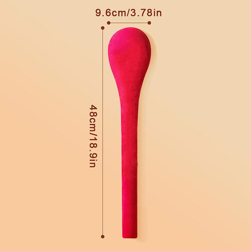 High Elasticity Latex Velvet Massage Pat Fu Character Slap Stick Massager Back Pain Relief Portable Body Vibration Hammer