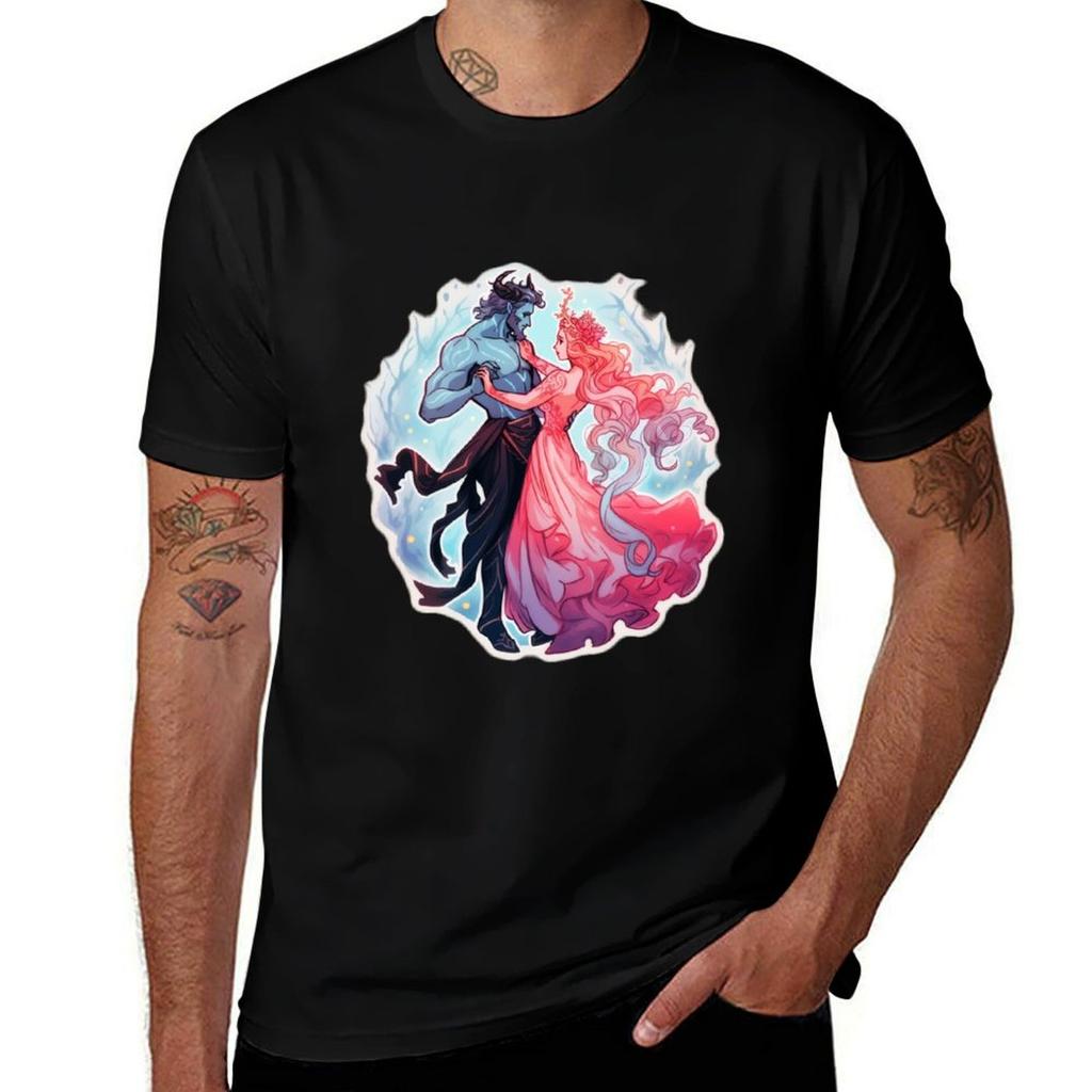 Hades and Persephone Mythical RoUnisexce TShirt Daily Wear Print TShirt