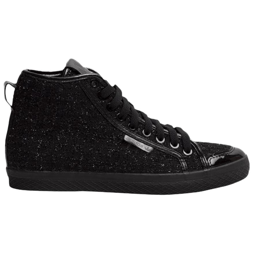 adidas Honey Mid Triple Black Women Sneakers Core-Black S77292