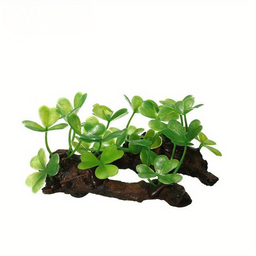 1PC Plastic Artificial Turtle Tree Trunk Driftwood Aquarium Fish Tank Reptile Cylinder Making Roots Plant Wood Decoration Ornament
