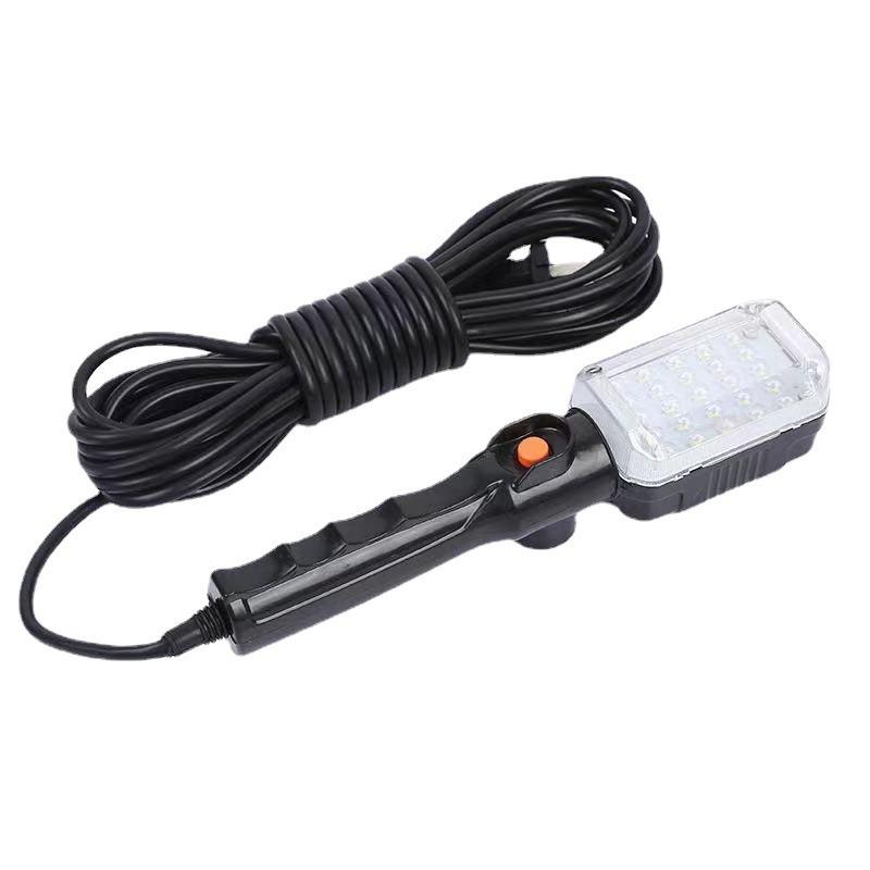 AC 220V Ruční magnetická LED kontrolka do auta Pracovní svítilna s háčkem