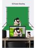 2x3 Meter Photography Background Stand with Black Light-Absorbing Cloth, Studio Props, and White Cloth for Shooting