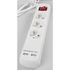 EXPERTLINE Bloc multiprise 3 prises 16 A avec interrupteur câble H05VVF 3x1 mm²
