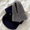 Fashion Pet Hooded Scarf Soft Cat Bear Hat Puppy Dress Up Dog Knitted Hat  Autumn Winter