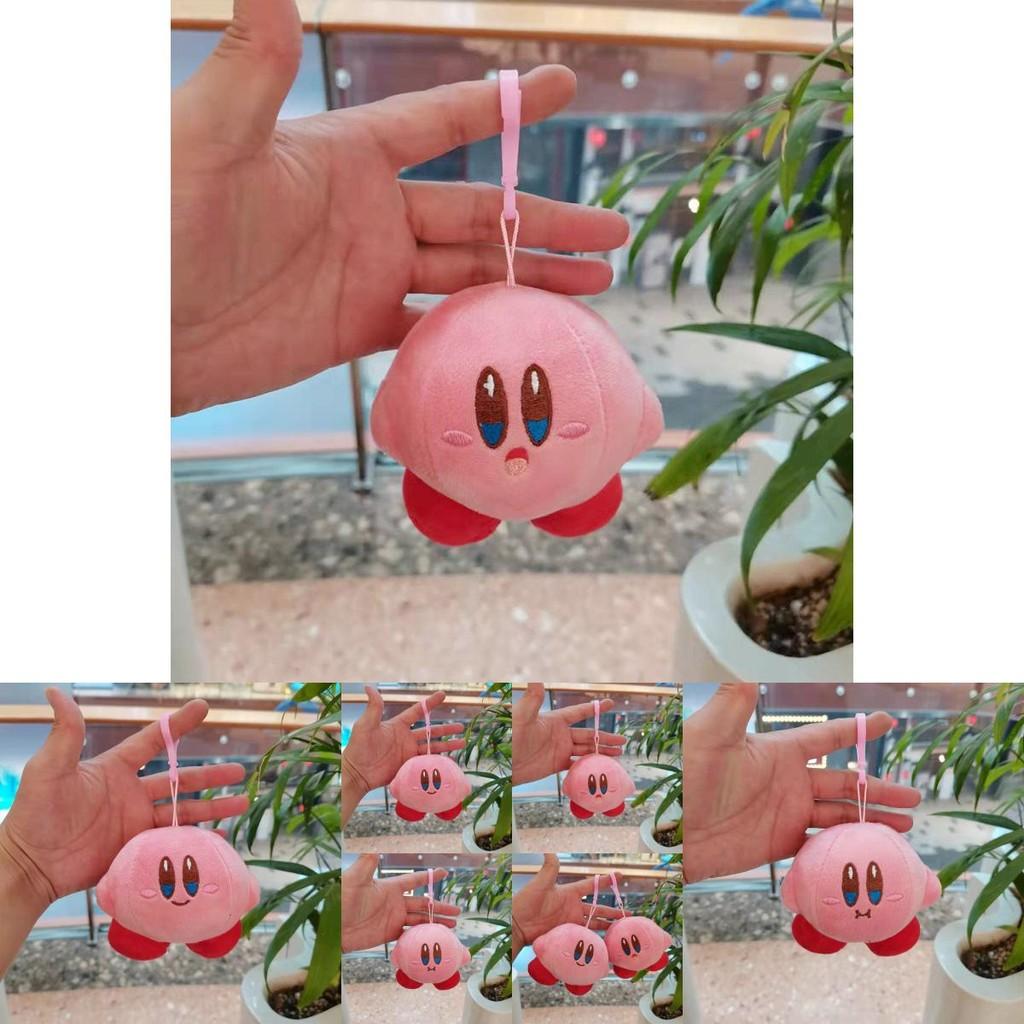 Whimsical Kirby Plush Keychain Doll Adorable Animal Bag Decor Soft Touch 10cm