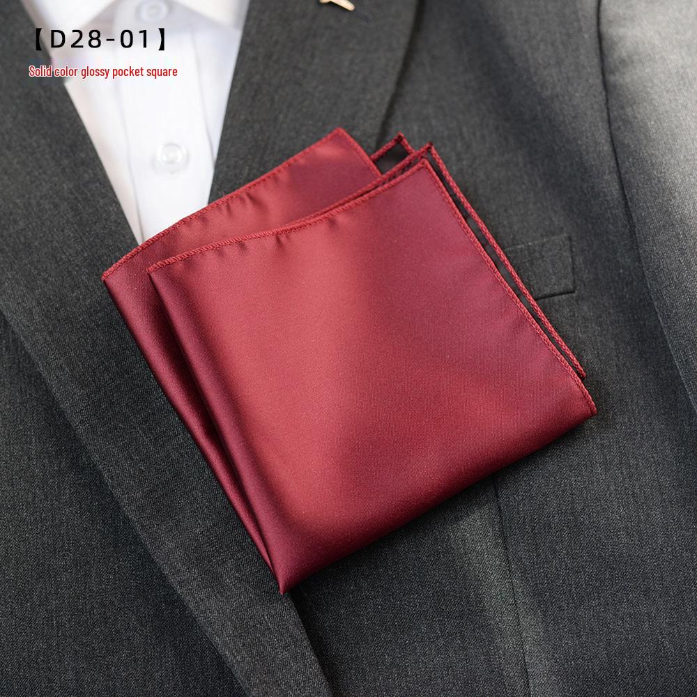 Retro Square Handkerchief: Men's Formal Scarf & Pocket Square Accessory