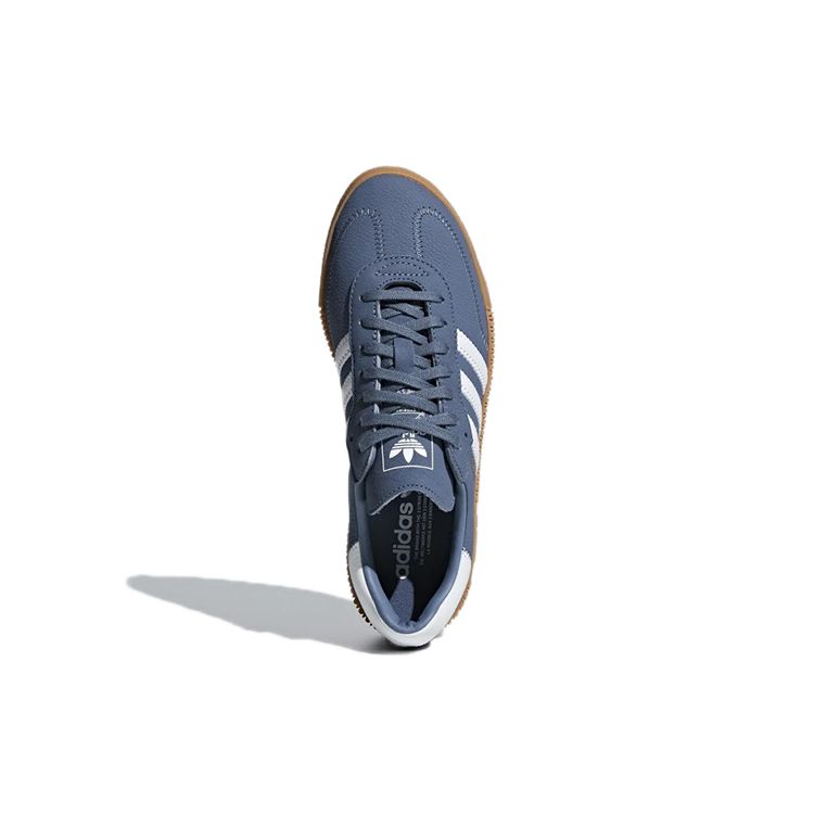 Adidas Originals Sambarose Synthetic Leather Low-Top Sneakers Women Sneakers DB2695