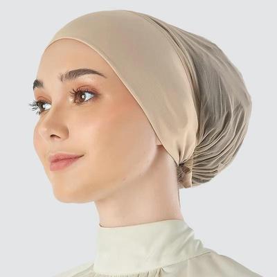 New Arrival Soft Muslim Underscarf Mesh Inner Hijab Caps Islam Turban Cap Bonnet Hijab Islamic Turban For Women Hijabs Headband