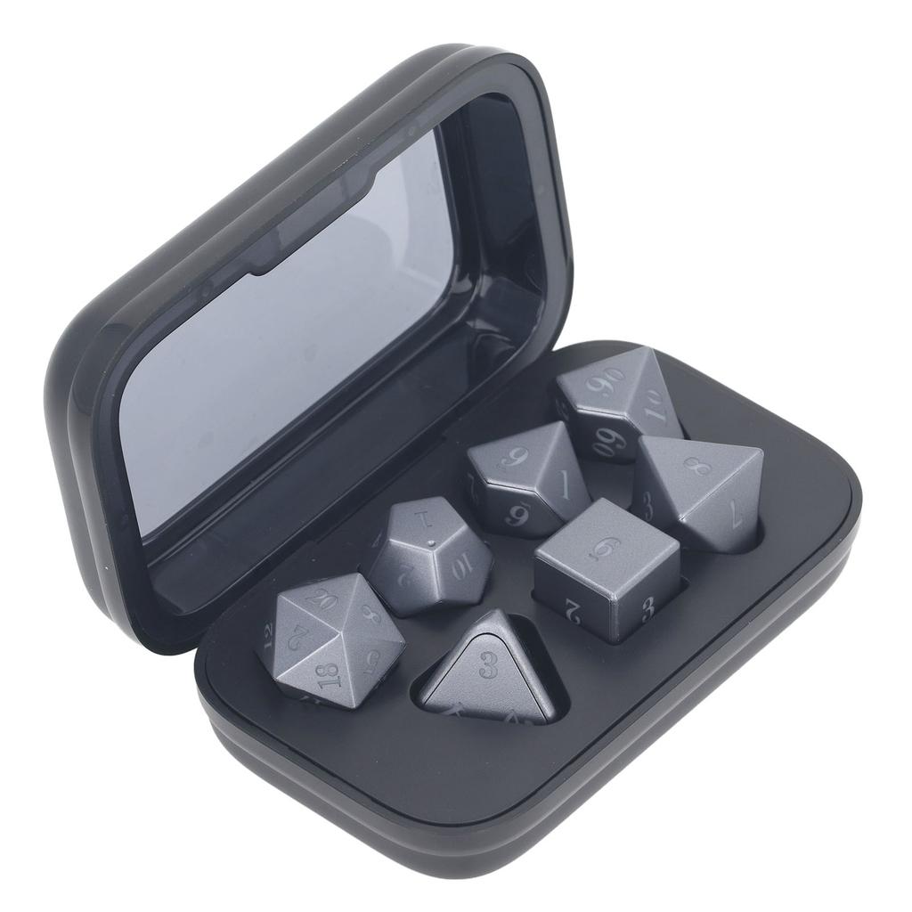 7 Pcs LED Dice Set Red Blue Yellow Green Glowing Electronic Light Up Dice for Party KTV Bar