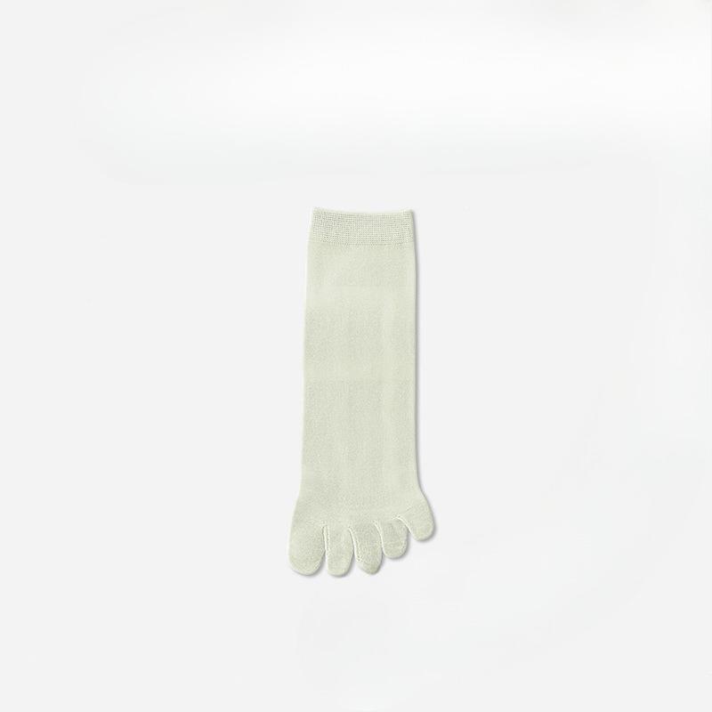 Female Summer Mesh Breathable Sports In The Tube Five Finger Socks