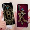 For Realme 5 Pro Case RMX1971 Fashion Initial Letters Bumper Soft Silicone Phone Cover For Realme 5 5s 5i Realme5 RMX1911 Fundas