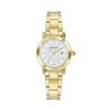 City Metal Gold Tone Stainless Steel White Dial Quartz D31186MPI Women's Watch