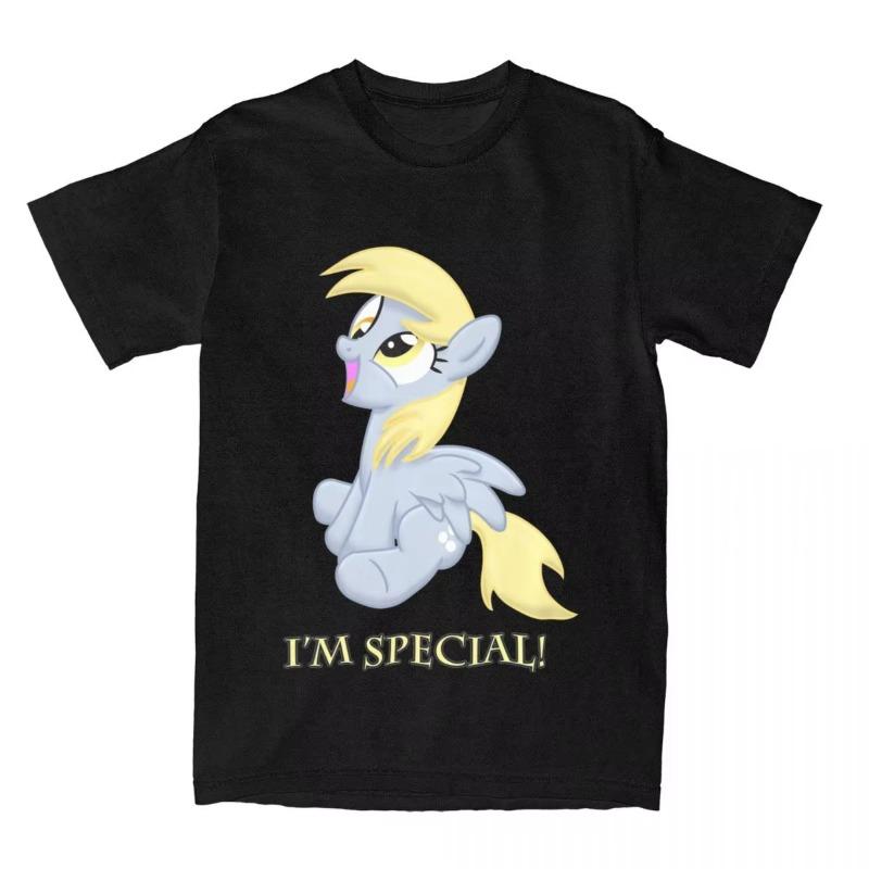 Derpy Hooves Stud Muffin Children's T-shirt 100% Cotton Hip Hop Short Sleeve Round Neck Parent Child T-shirt
