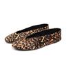 Retro leopard print light mouth single shoes women's 2026 new casual round head comfortable flat bottom ballet Mary Jane