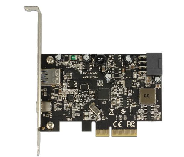 DeLOCK 89555 Carte PCI Express Série 2x RS-232 DB9 – Adaptateur Interne Haute Performance