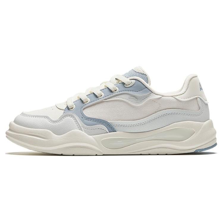 

Anta Tianxing Slip Resistant, Abrasion Resistant, Breathable Low top Skateboard Shoes Women s White Blue 122428052-1 39