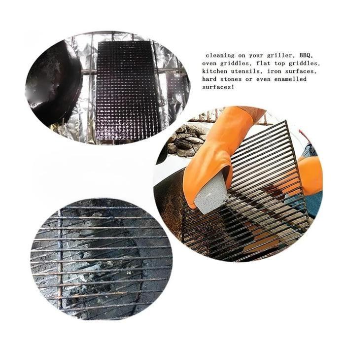 1 Pièces Pierre de Nettoyage pour Barbecue, Réutilisable Blocs Briques de Nettoyage, Bloc de Nettoyage de Pierre Ponce, Nettoyer