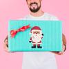 10PCS Christmas Label Individual-Adhesive Wrapping Label Christmas Name Transfers for Envelopes Box Cards Christmas Decoration