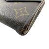 LOUIS VUITTON M61660 Vintage W Hook Wallet Compact Wallet Monogram Monogram Portonet Bie Cult Credit Tri-fold wallet Brown Monogram Used