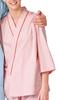 Nagaileben NAGAILEBEN Patient Gown, Jinbei Style, SG-1441(M), Pink