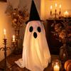 Halloween Glowing Ghost Decorations, Party Props for Tabletop, Haunted House Bar Décor, LED Light Skeleton Ghost, Home Party Atmosphere Lights