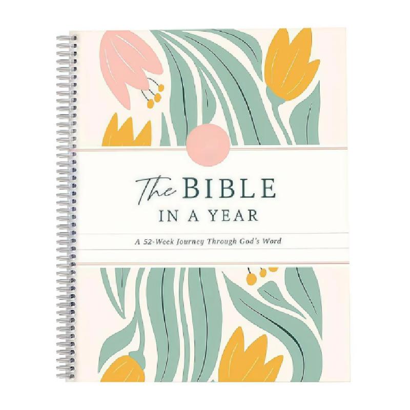 Bible Study Guide 365-Day Christian Workbook with Daily Prayer Notes, 52-Week Journal for Faith and Devotional Study
