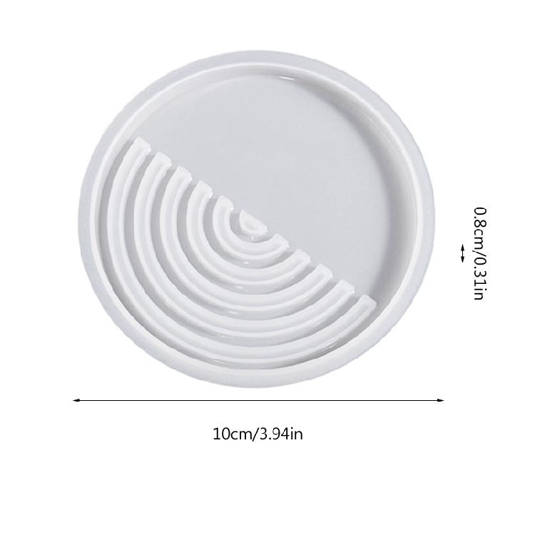 Tea Tray Coffee Coaster Mold Silicone Epoxy Resin Placemat Coaster Molds