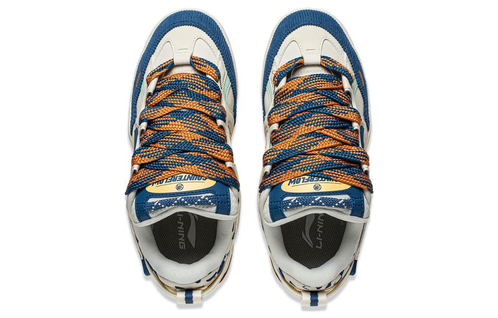 Li Ning CF Tracing, Comfortabele En Ademende Demping, Slijtvaste Lage Casual Schoenen Dames Ecru AGCT330-4