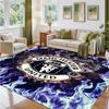 Manchester United FC Design Crystal Velvet Rug Soft Decorative Mat for Bedroom Entrance
