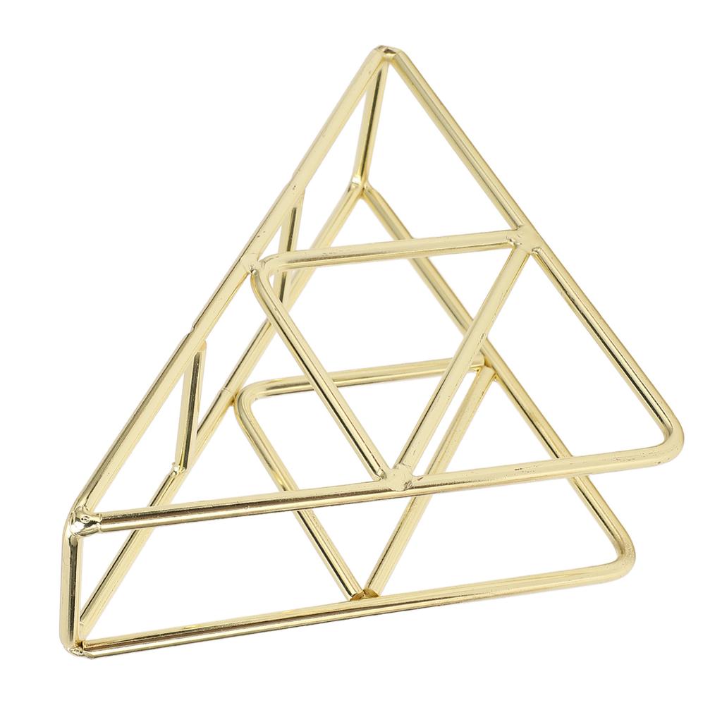 Napkin Holder Fashion Thickened Widened Triangular Freestanding Metal Wrought Iron Vertical Tissue Holder