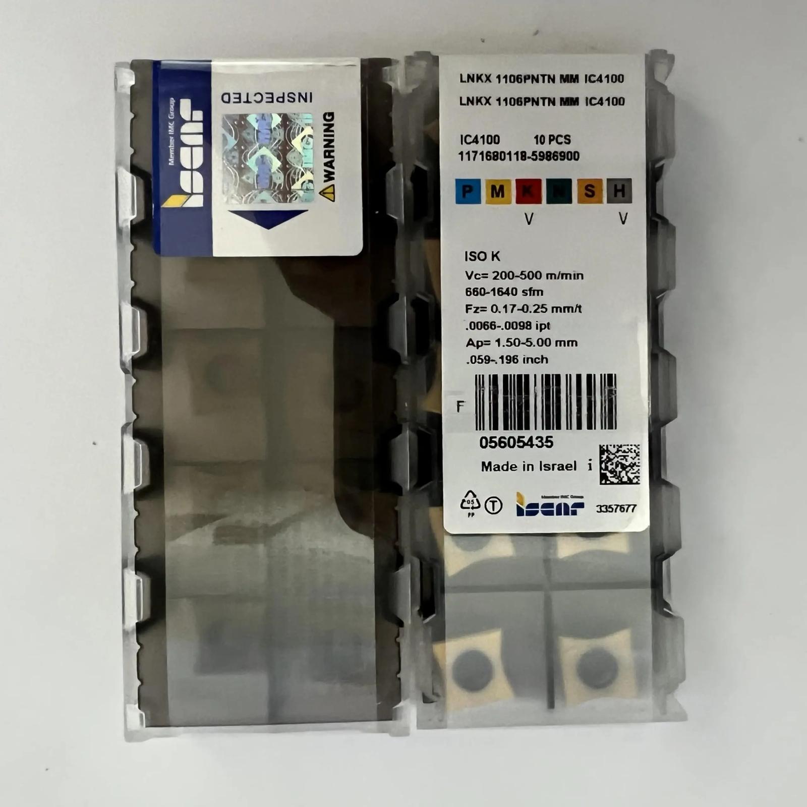 

ISCAR / LNKX1106PNTNMM IC4100 /Industrial indexable carbide inserts 10 Pcs