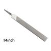 "Metal and Woodworking Flat Head Steel File Set with Medium Toothed Blades for Precision Grinding and Smoothing"