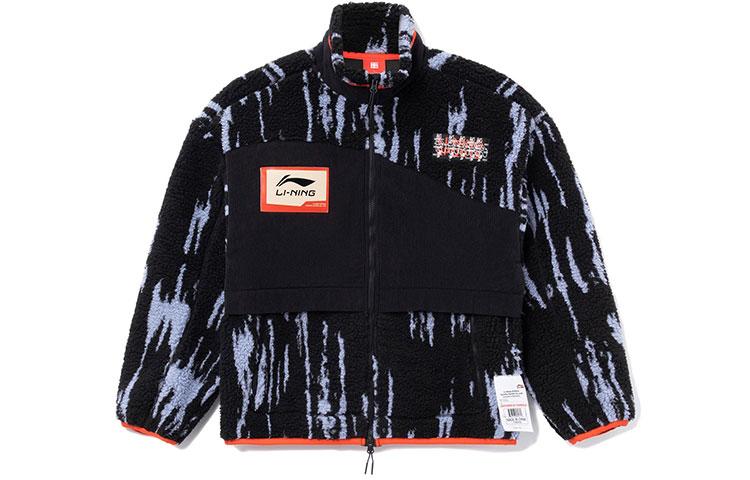 Li Ning Jackets Unisex Black Stand Collar Moderate Other AJDR435-3 M