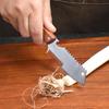 Stainless Steel Knife Head for Cutting Scallions Strips Ergonomic Handle Kitchen Tool for Convenient Cooking in Households