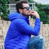 Men's 2024 Ultra-Light Down Jacket: Short, Hooded, Plus Size, Cold-Proof, Warm Autumn/Winter Outerwear for Young and Mid-Age Men