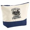 Large Format Pouch I Can't I'm a Tattoo Artist I Can't Minimalist | Two-Tone Cotton 5 L 33 × 23 Cm Metal Zip | Toiletry Bag