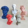 Nordic Resin Bust: David, Venus, Apollo Colored Statue Ornament