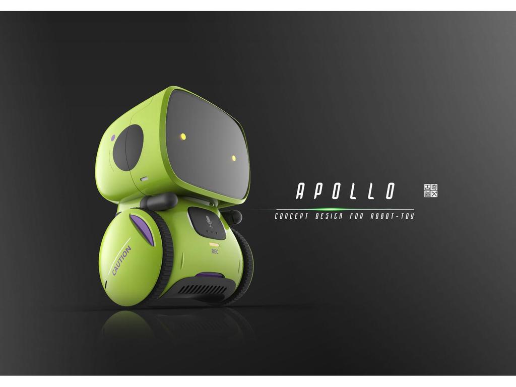 Voice Interaction Remote Control Mini Robot Toy with Recording & Voice Changing Features for Kids