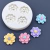 Flower Daisy Silicone Sugarcraft Mold Resin Tools Cupcake Baking Mould Fondant Cake Decorating Tools Wholesale/retail2025new