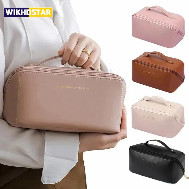 1 Stück Kosmetik-Aufbewahrungsset Großes Fassungsvermögen Reise-Toilettenartikelbeutel Make-up-Tasche Ins Fortgeschrittener Sinn Tragbare Kosmetik-Aufbewahrungstasche